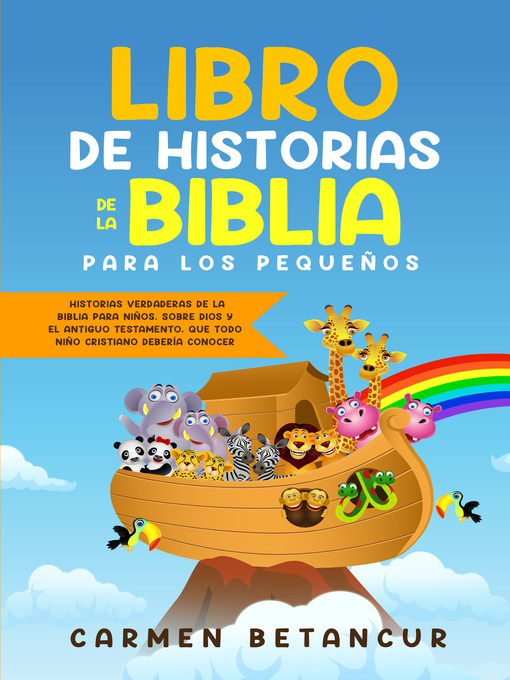 Cover image for Libro De Historias De La Biblia Para Los Pequeños